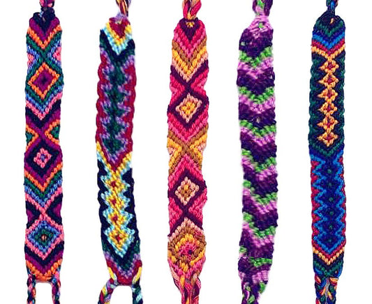 Guatemalan Macrame Thick Weave Friendship Bracelet