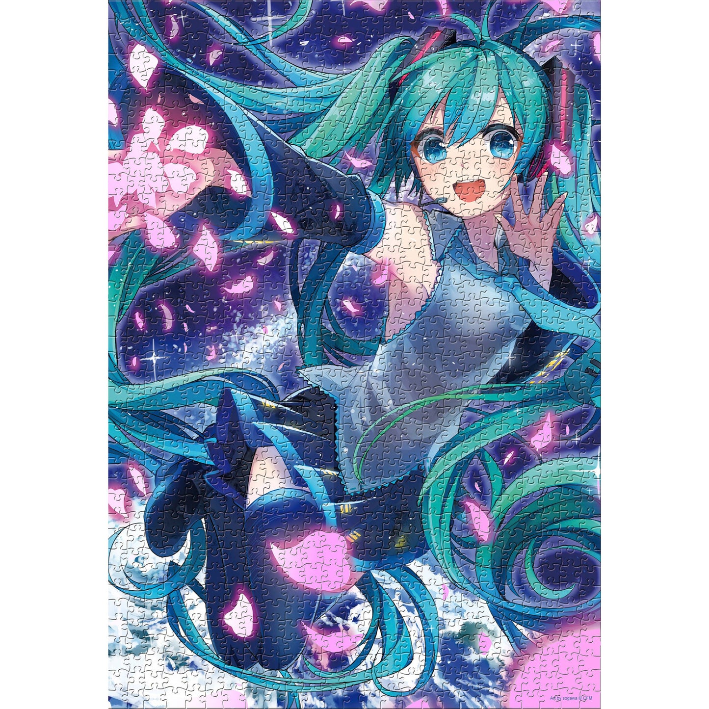 Hatsune Miku 1000 pcs Petals Jigsaw Puzzle