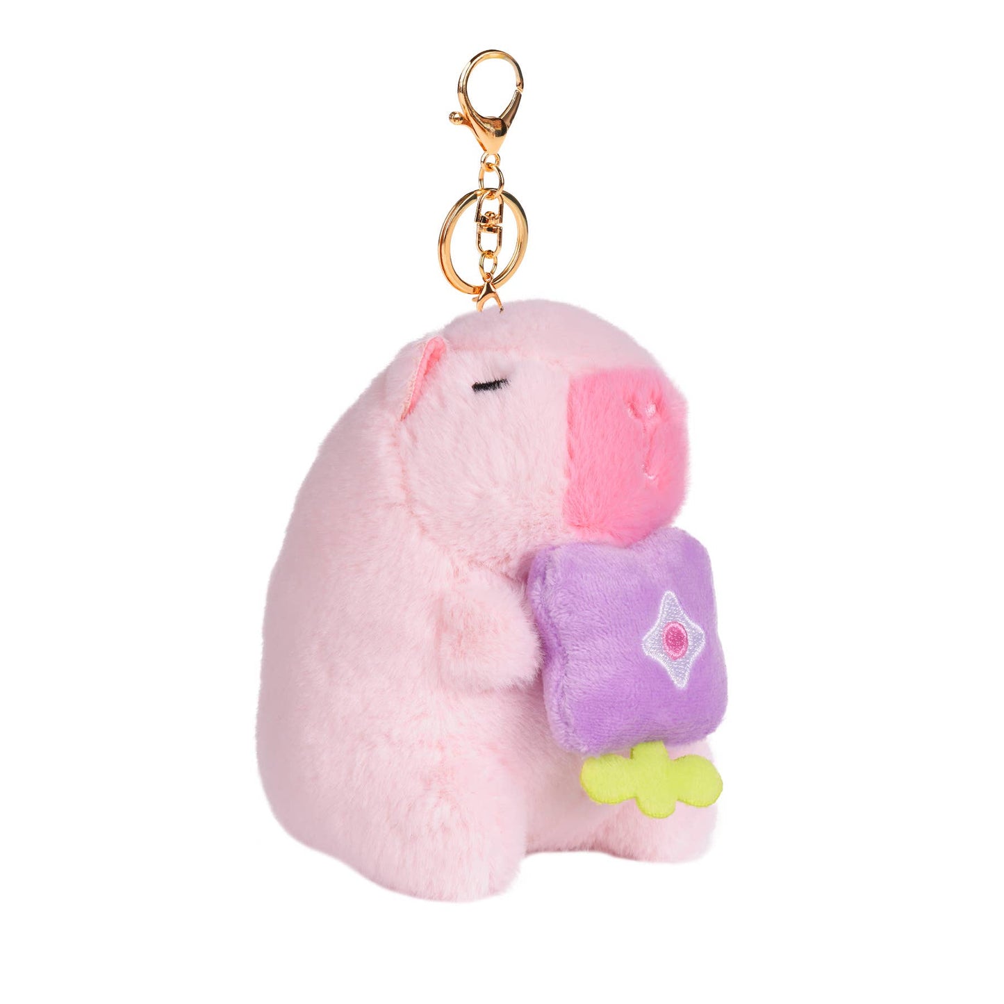 Capybara Plush Keychain