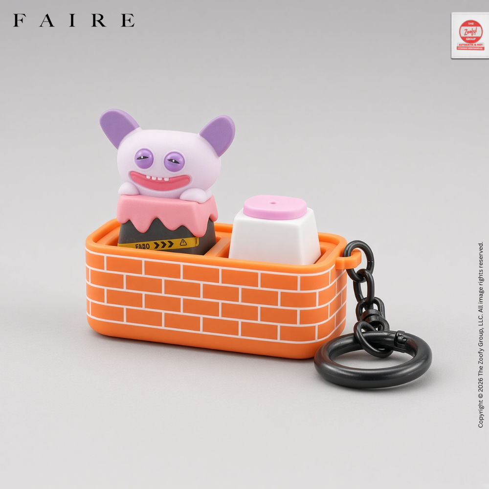 FUGGLER 3.5" KEYBOARD CLICKER KEYCHAIN BLIND BOX