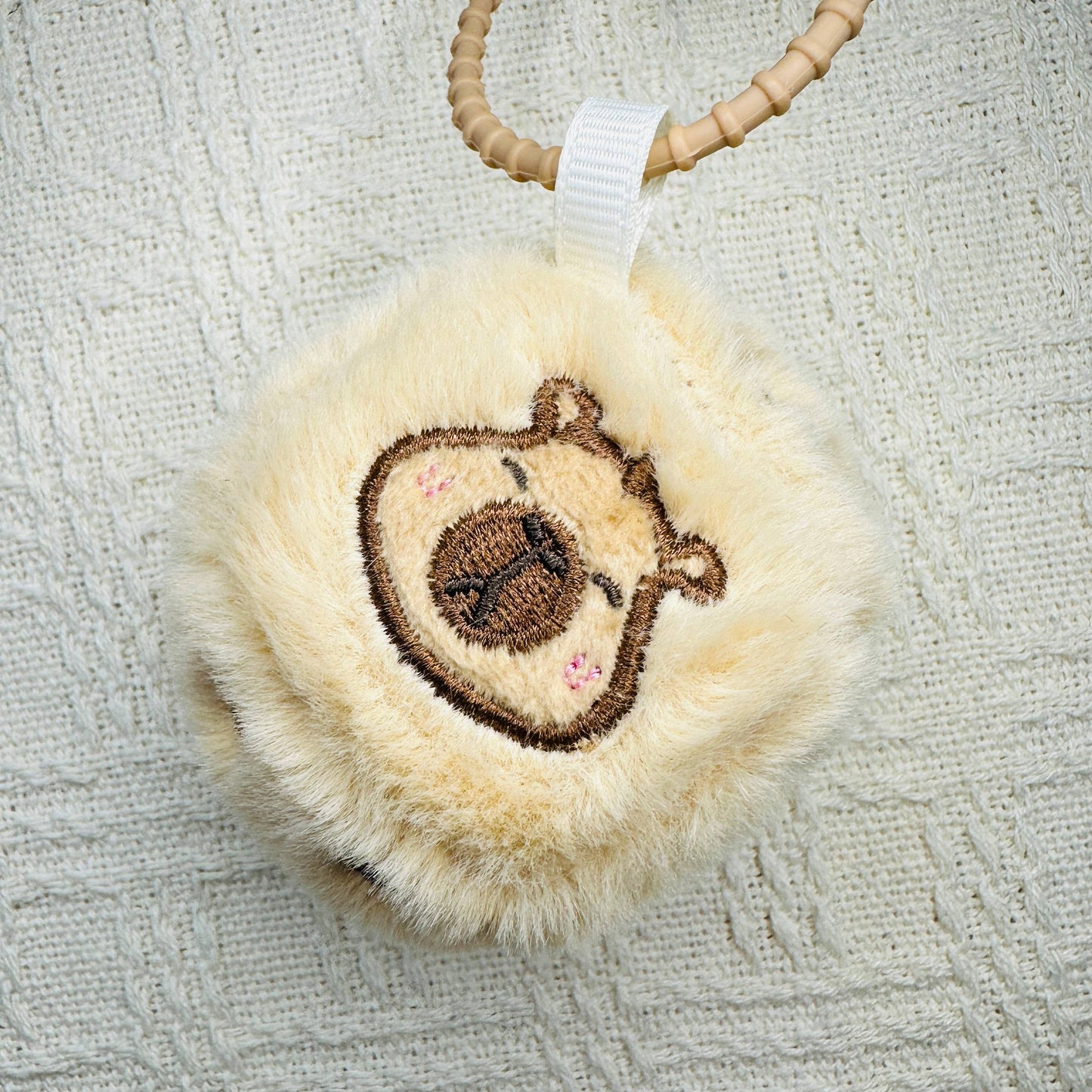 Capybara Plush Keychain