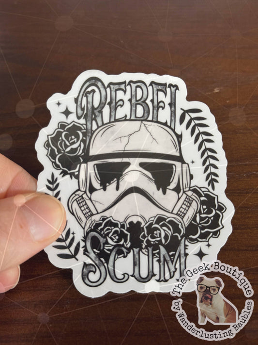 3” Stormtrooper Rebel Scum Imperial Movie Sci Fi Sticker