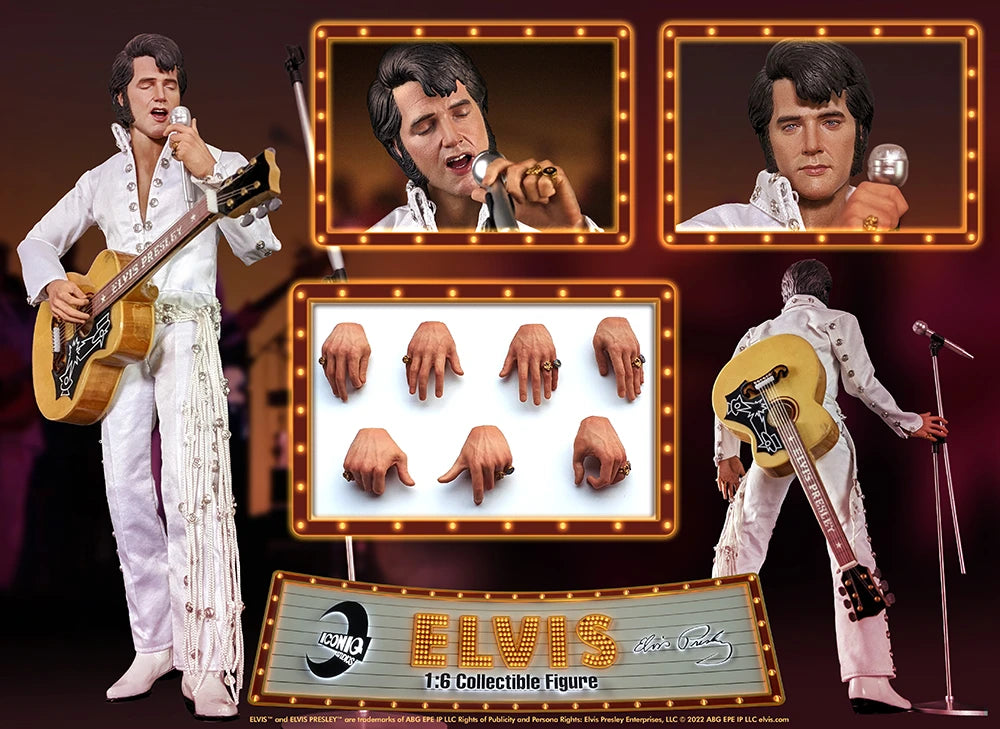 PRE-ORDER ELVIS PRESLEY (VEGAS EDITION) Sixth Scale Figure by Iconiq Studios