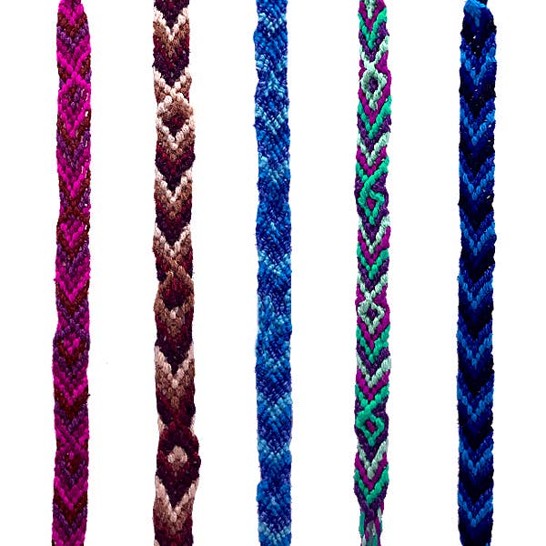 Guatemalan Macrame Thick Weave Friendship Bracelet
