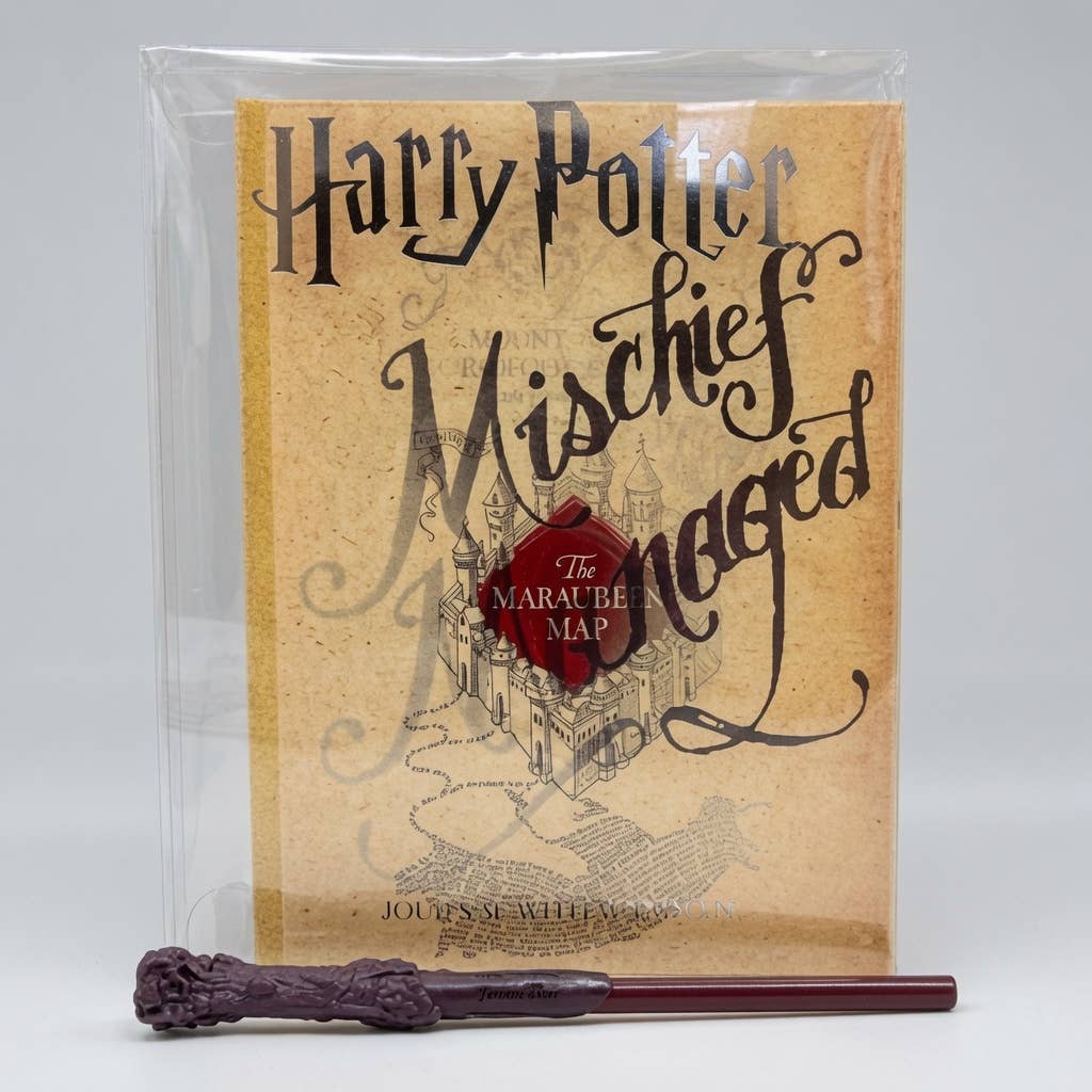 HARRY POTTER JOURNAL W/WAND