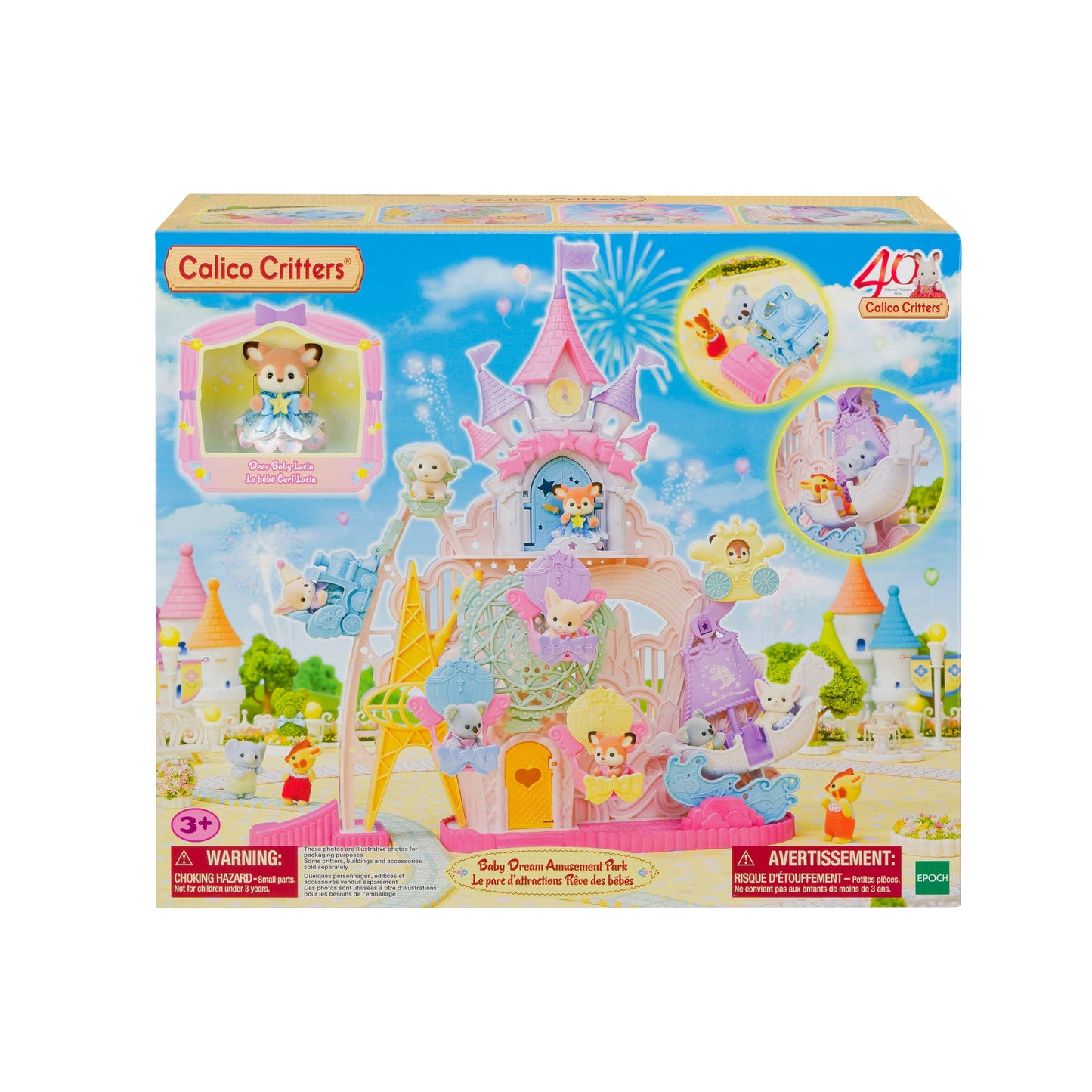 Calico Critters Baby Dream Amusement Park, Dollhouse Playset