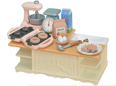 Calico Critters Kitchen Island, Dollhouse Furniture
