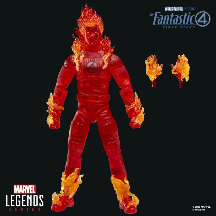 The Fantastic Four: First Steps Marvel Legends Human Torch Action Figure
