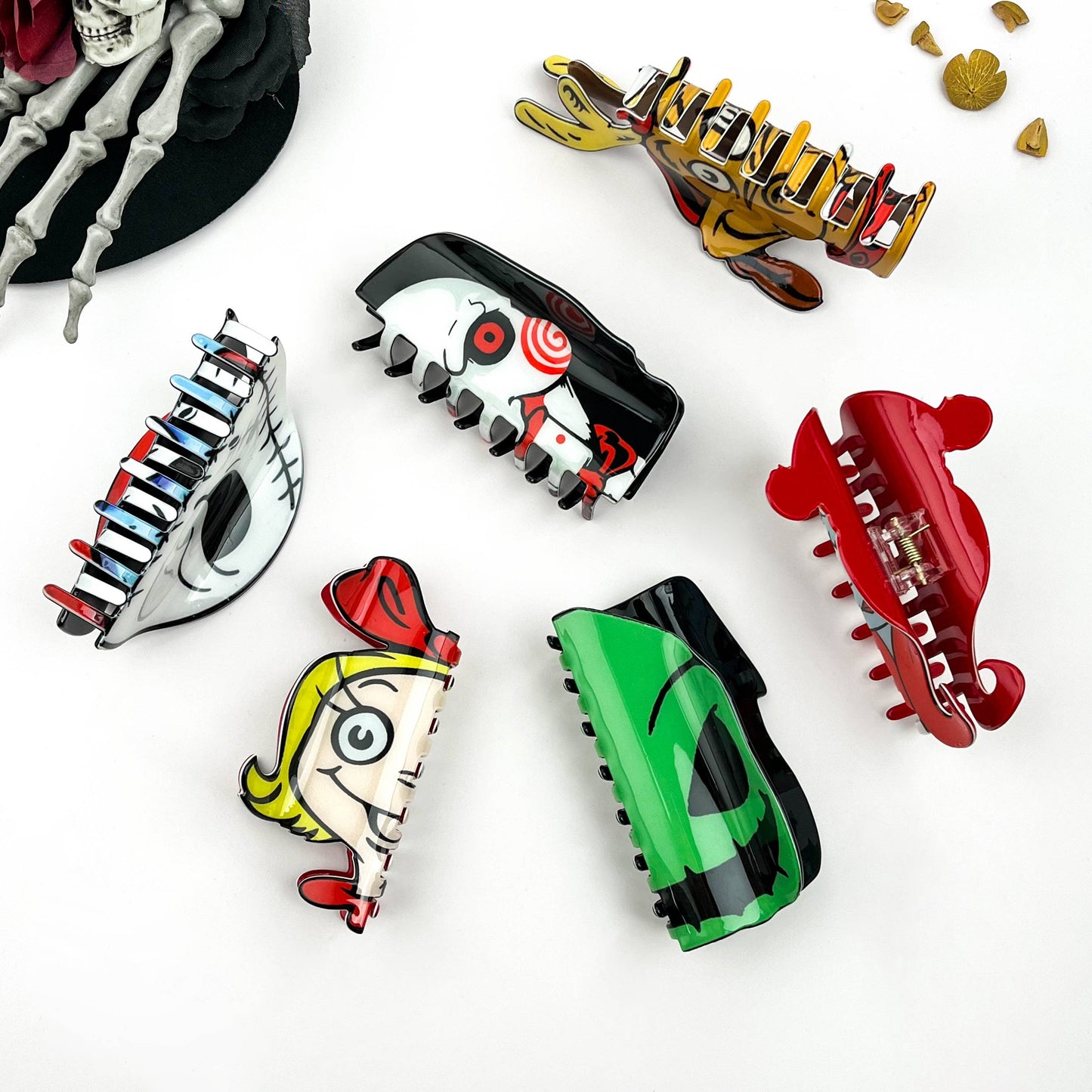 Quirky Party Claw Clip, Fun Hair Clip for Easter & Halloween