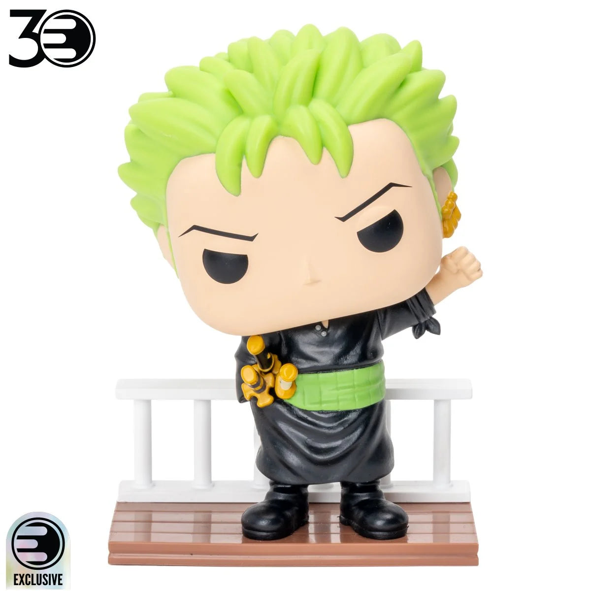 Funko Pop! One Piece Straw Hat Pirates Roronoa Zoro Vinyl Figure #2331 - Entertainment Earth Exclusive
