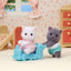 Calico Critters Persian Cat Twins,2 Collectible Doll Figures