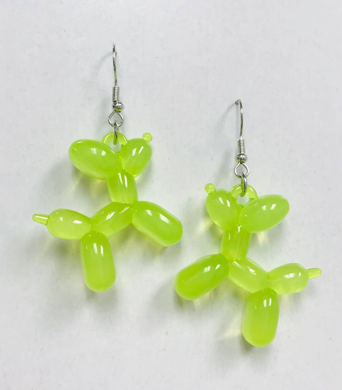 Acrylic Balloon Dog Earrings MULTI COLOR LISTING
