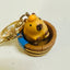 Capybara Bathtub Figurine Keychain Orange Acrylic Key Charm