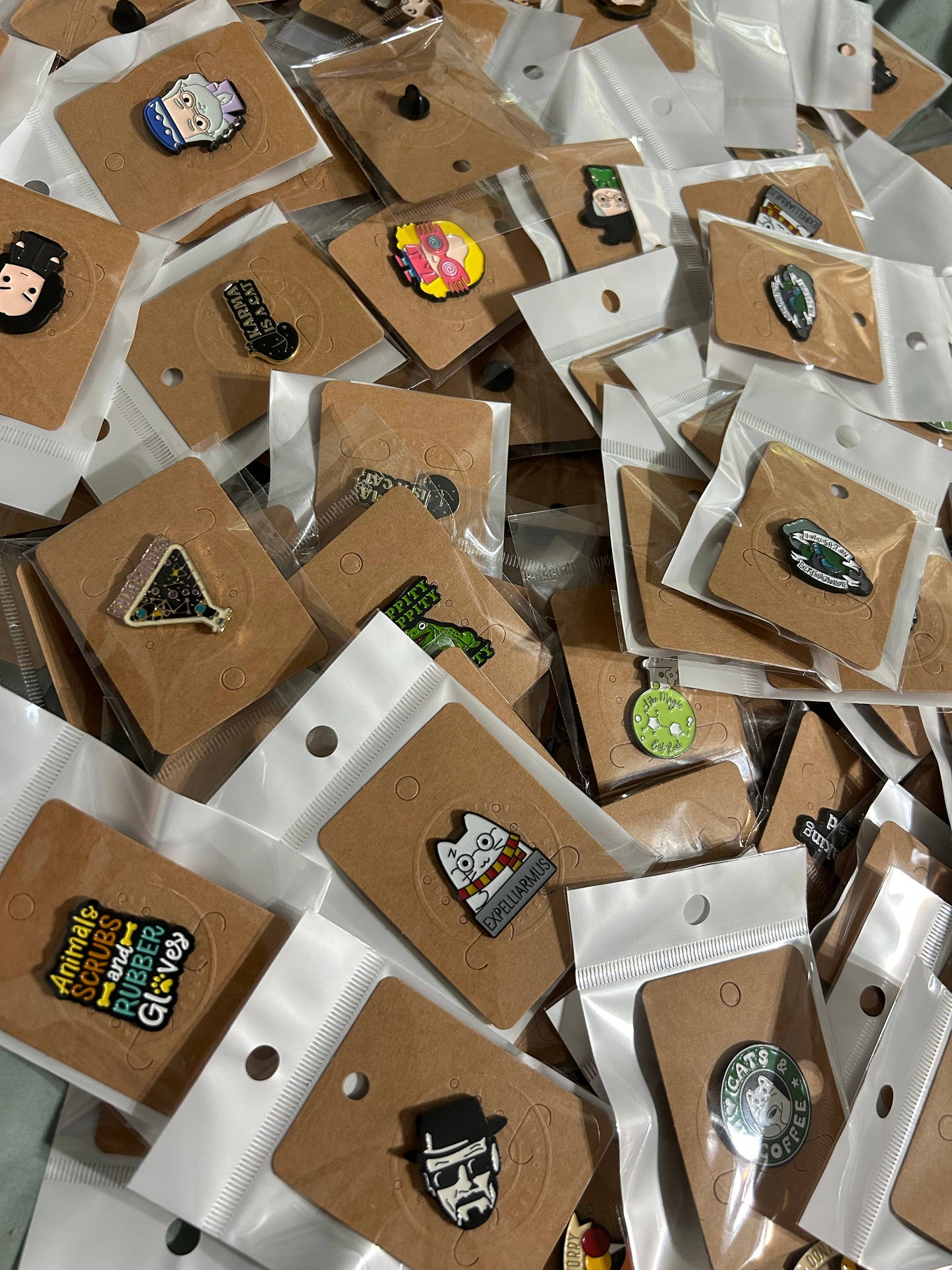 Hundreds of Enamel Pins -Mystery Bundles- Various Themes