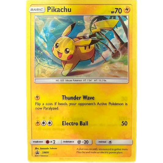 Pikachu Card Anime 3D Sticker N2