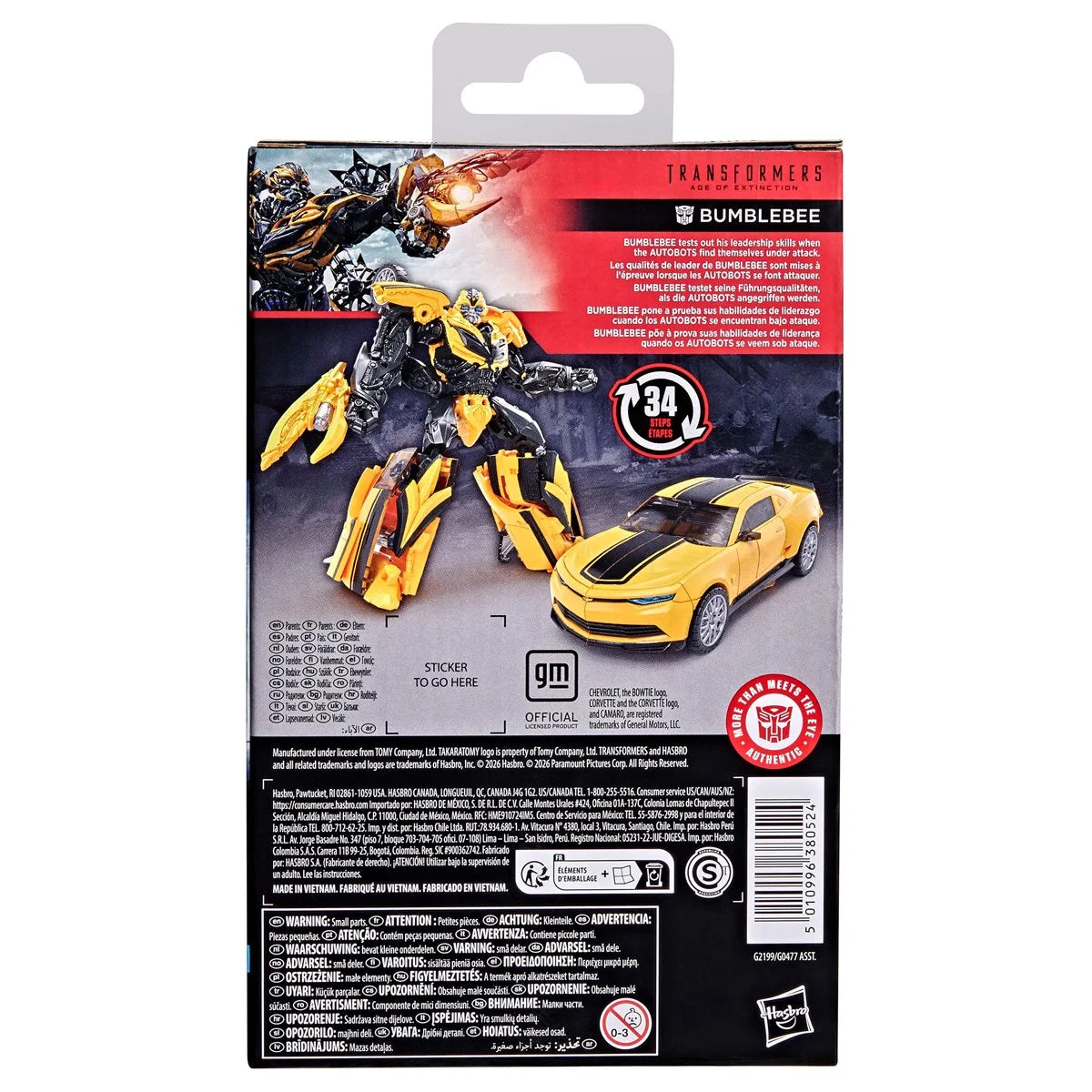 Transformers Studio Series Transformers Age of Extinction Deluxe Bumblebee