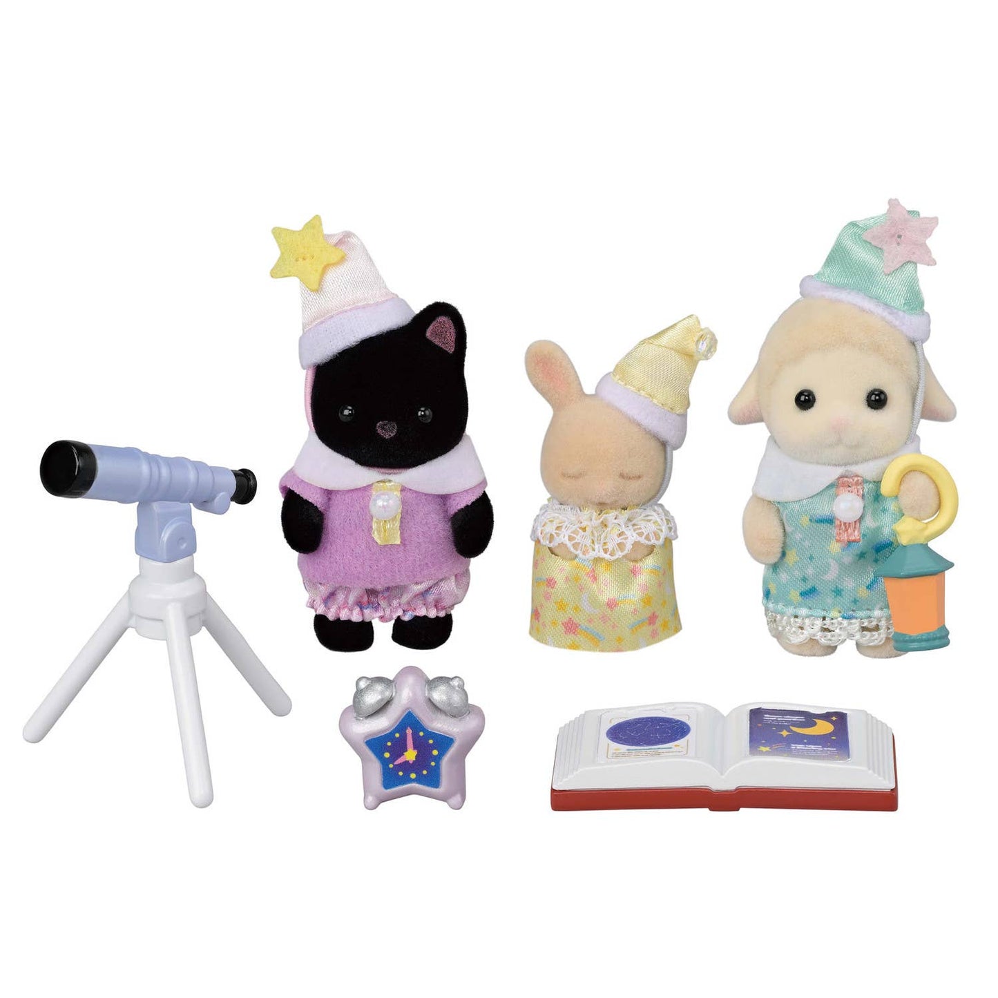 Accessory Set & 3 Figures, Nursery Friends - Sleepover Trio