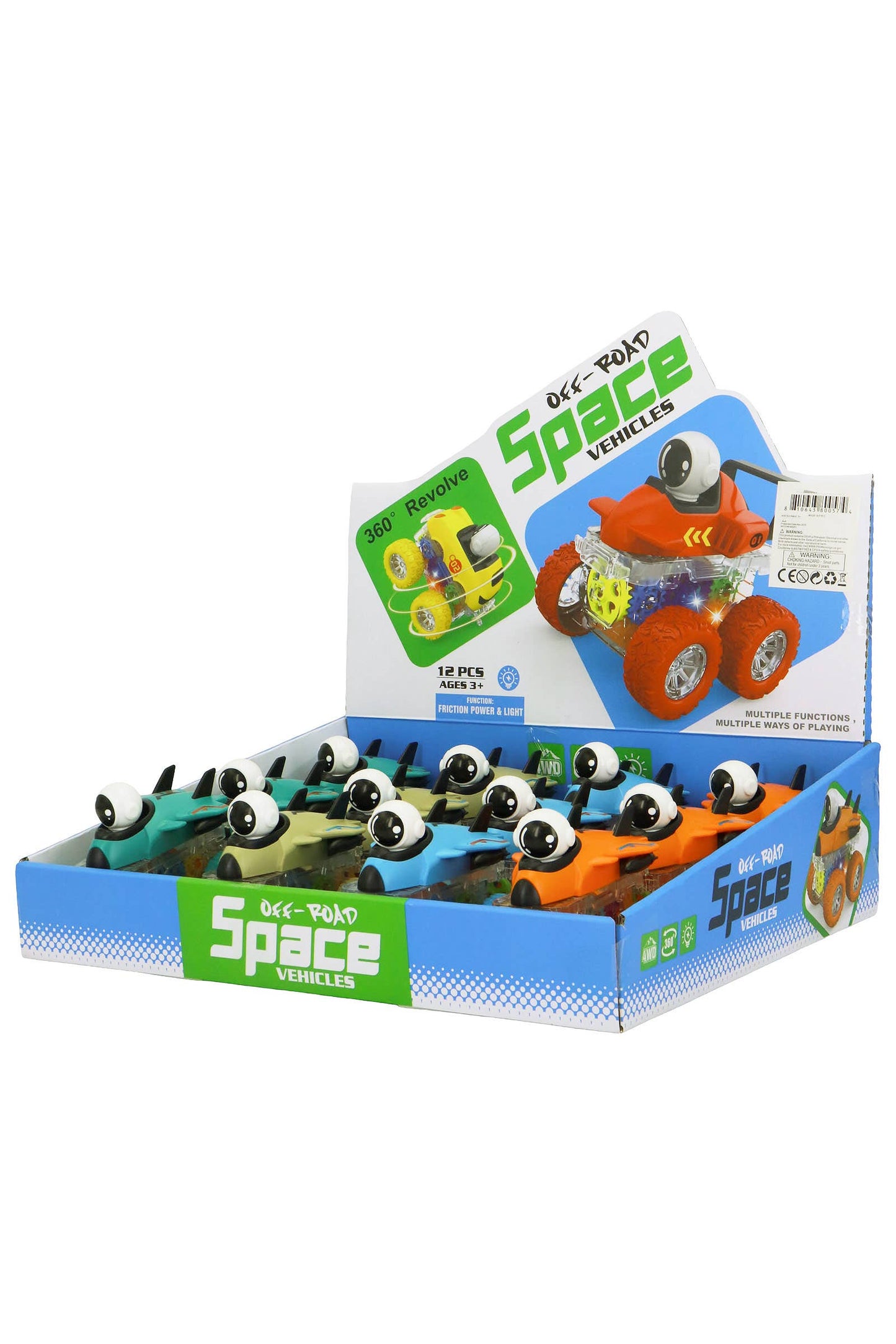 Astronaut 360 Revolving Stunt Wind-up Monster Car