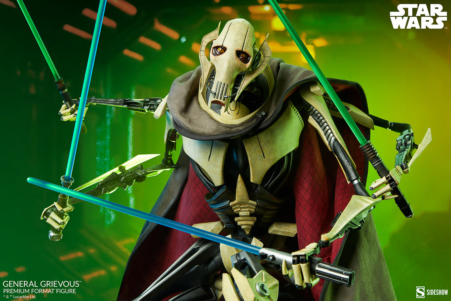 Sideshow Star Wars Attack of the Clones General Grievous Premium Format Figure