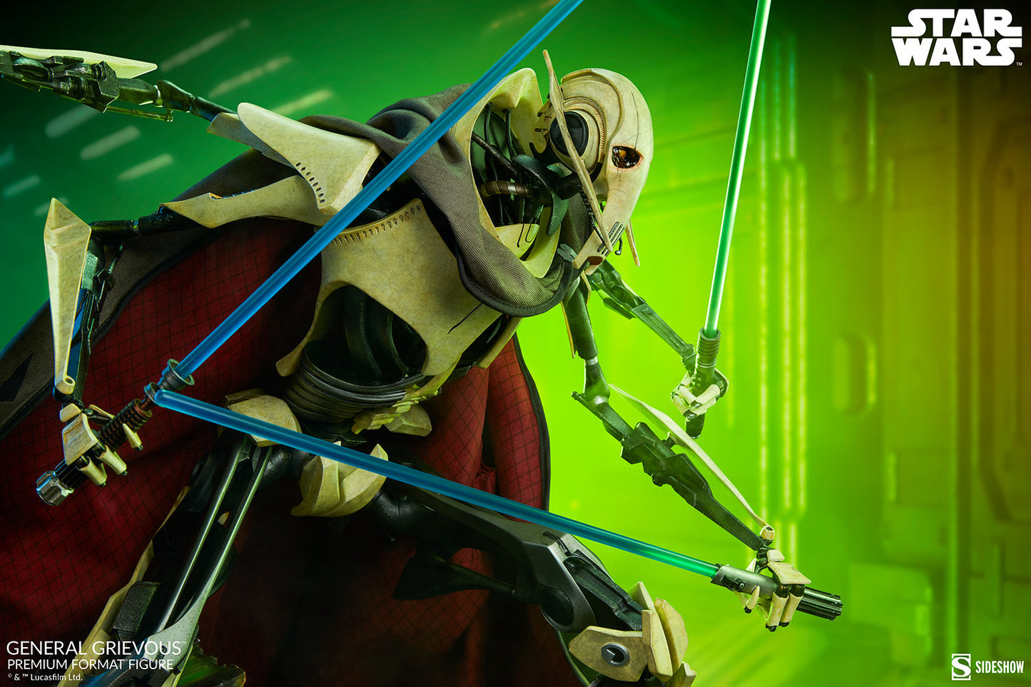 Sideshow Star Wars Attack of the Clones General Grievous Premium Format Figure