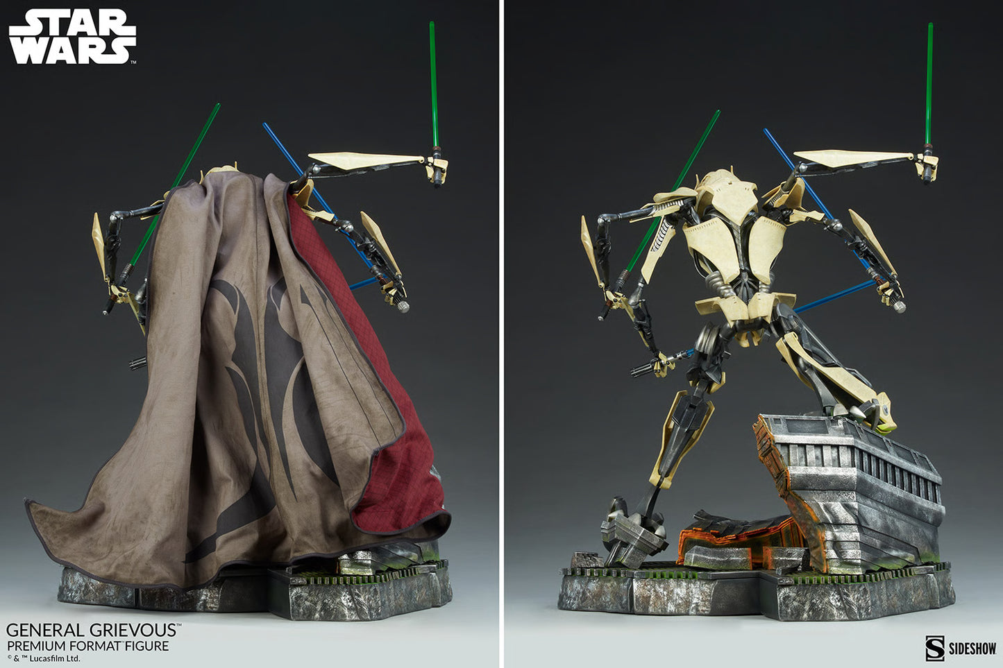 Sideshow Star Wars Attack of the Clones General Grievous Premium Format Figure