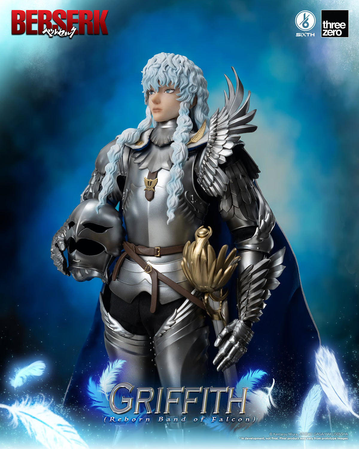 Threezero BERSERK  Griffith Reborn Band of Falcon 1/6th Scale Figure