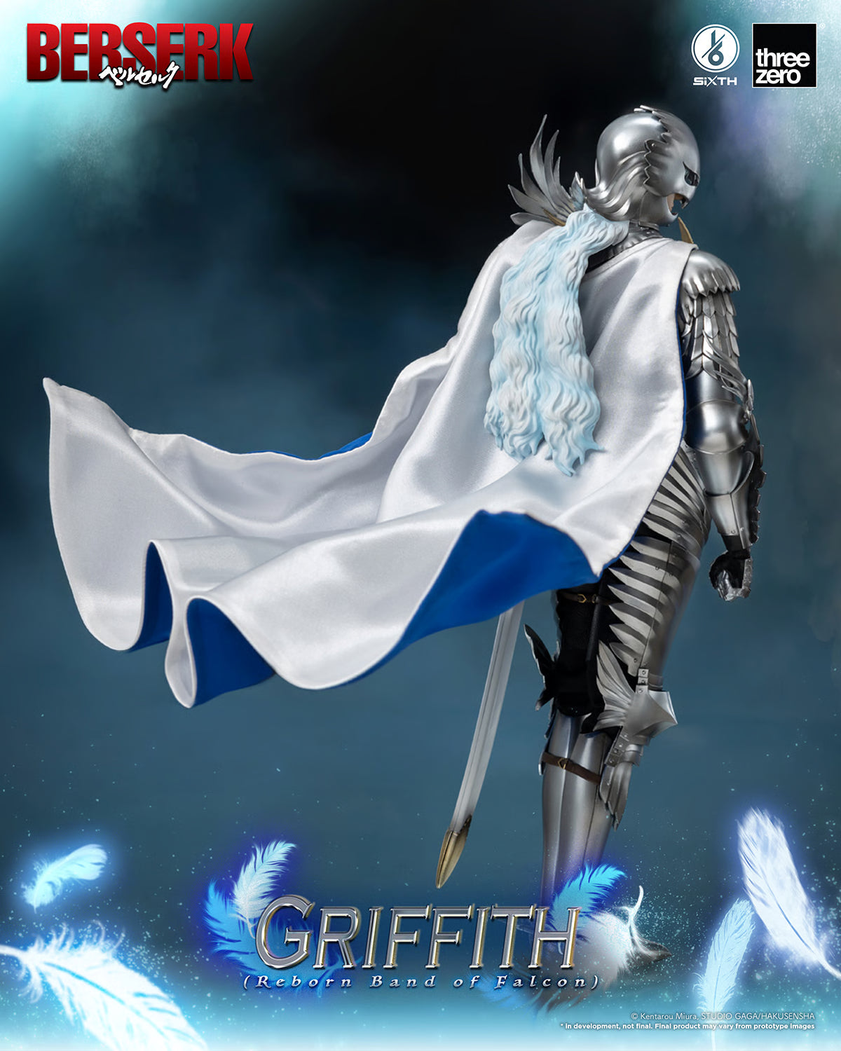 Threezero BERSERK  Griffith Reborn Band of Falcon 1/6th Scale Figure