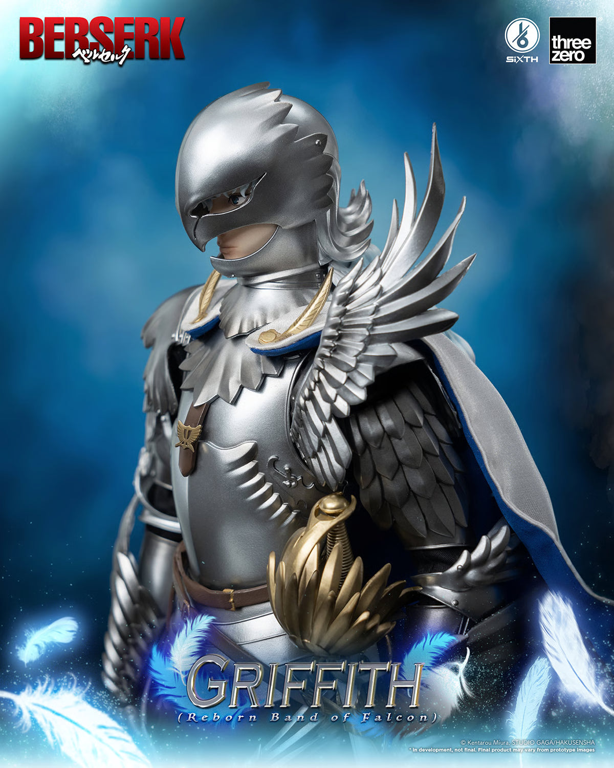 Threezero BERSERK  Griffith Reborn Band of Falcon 1/6th Scale Figure