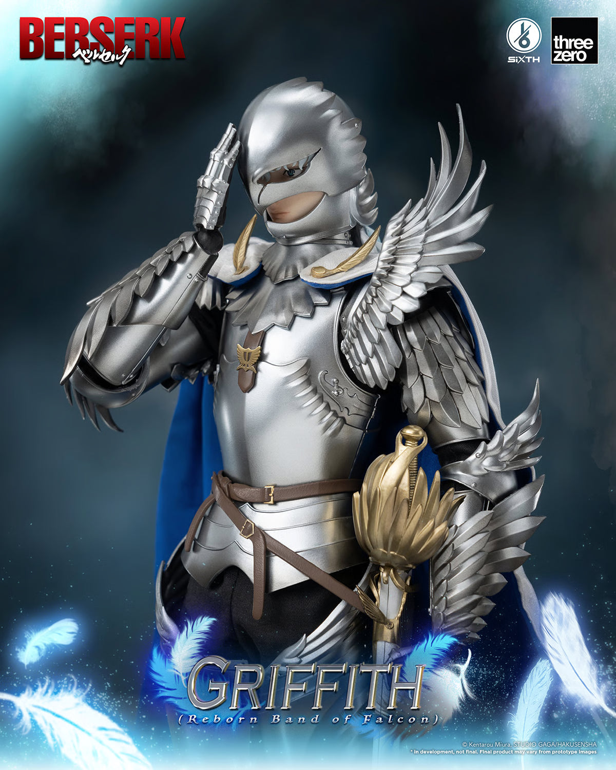 Threezero BERSERK  Griffith Reborn Band of Falcon 1/6th Scale Figure