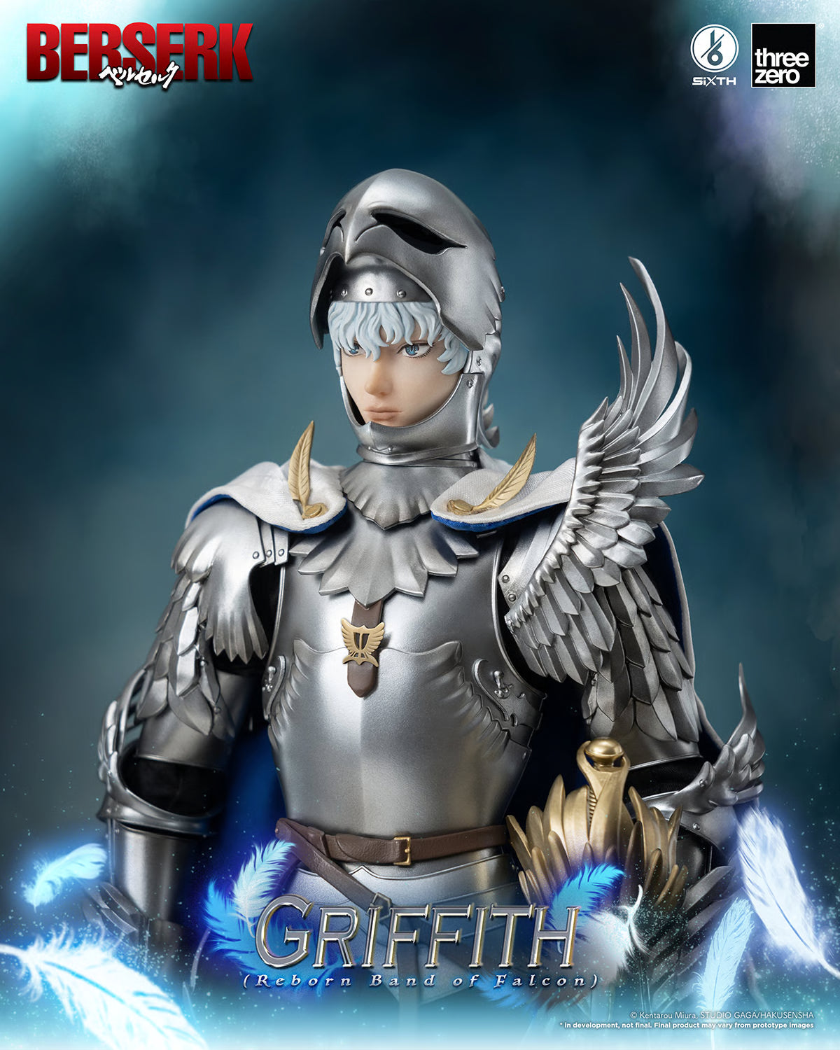 Threezero BERSERK  Griffith Reborn Band of Falcon 1/6th Scale Figure