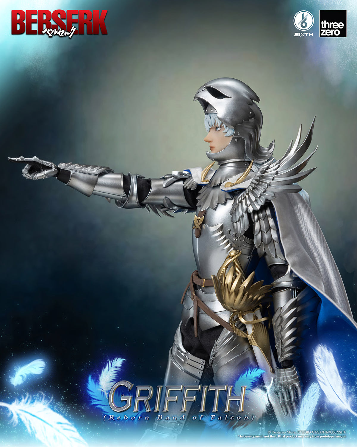 Threezero BERSERK  Griffith Reborn Band of Falcon 1/6th Scale Figure