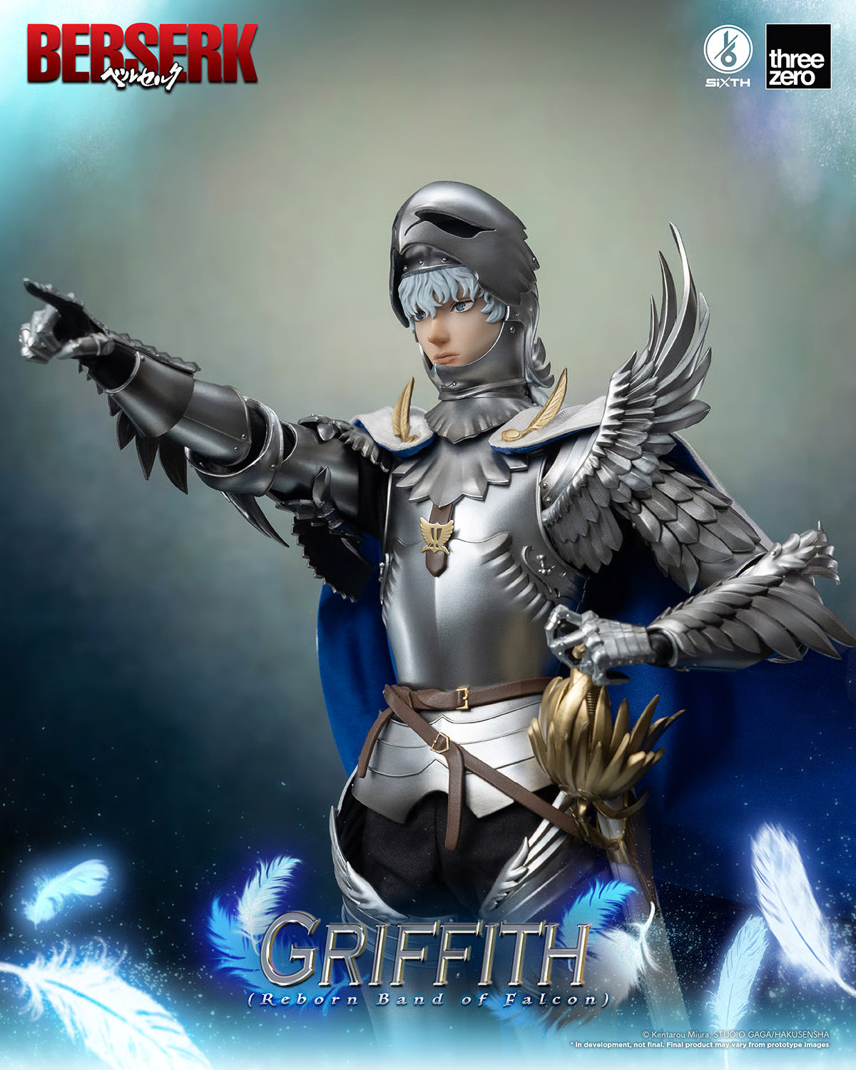 Threezero BERSERK  Griffith Reborn Band of Falcon 1/6th Scale Figure
