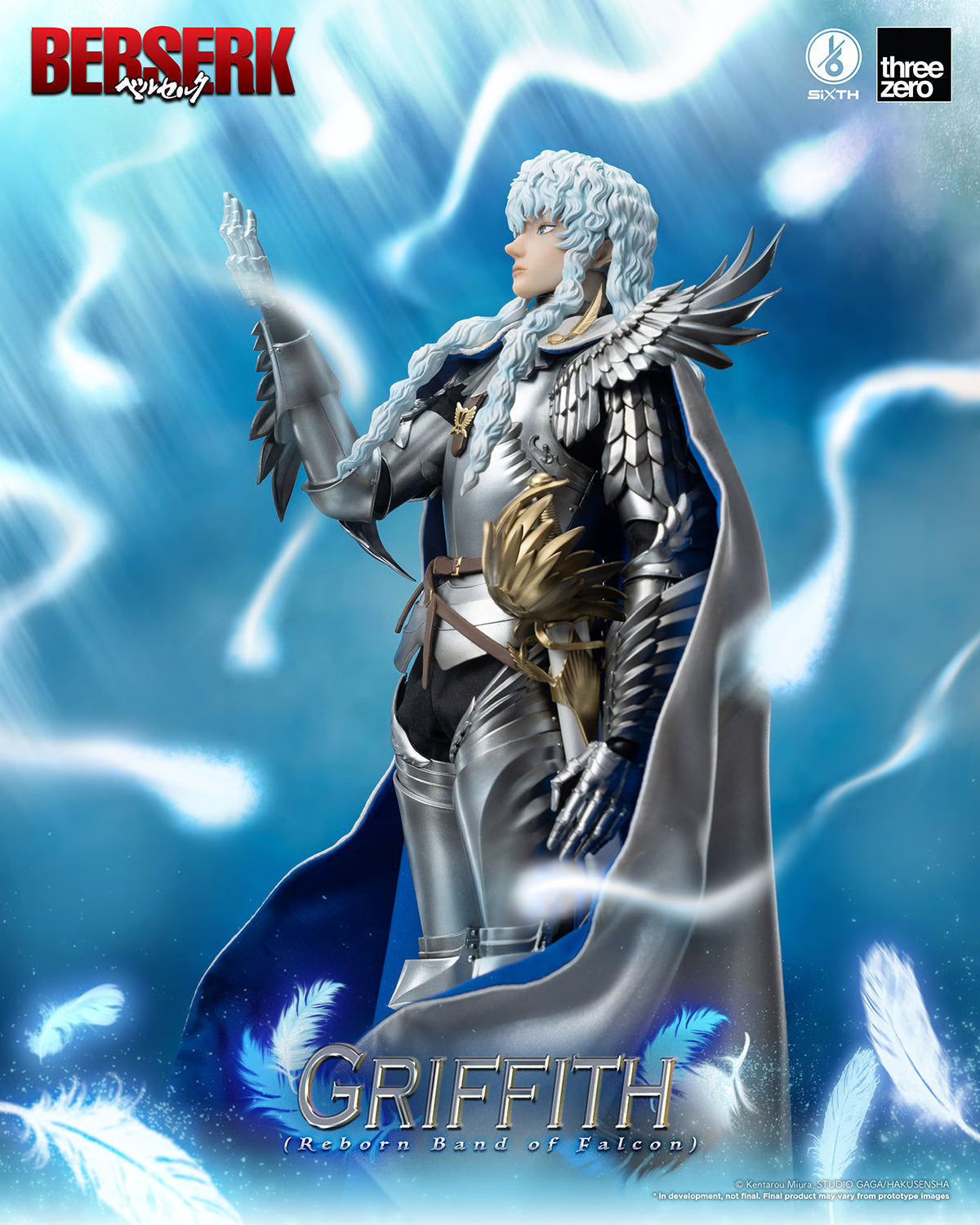 Threezero BERSERK  Griffith Reborn Band of Falcon 1/6th Scale Figure