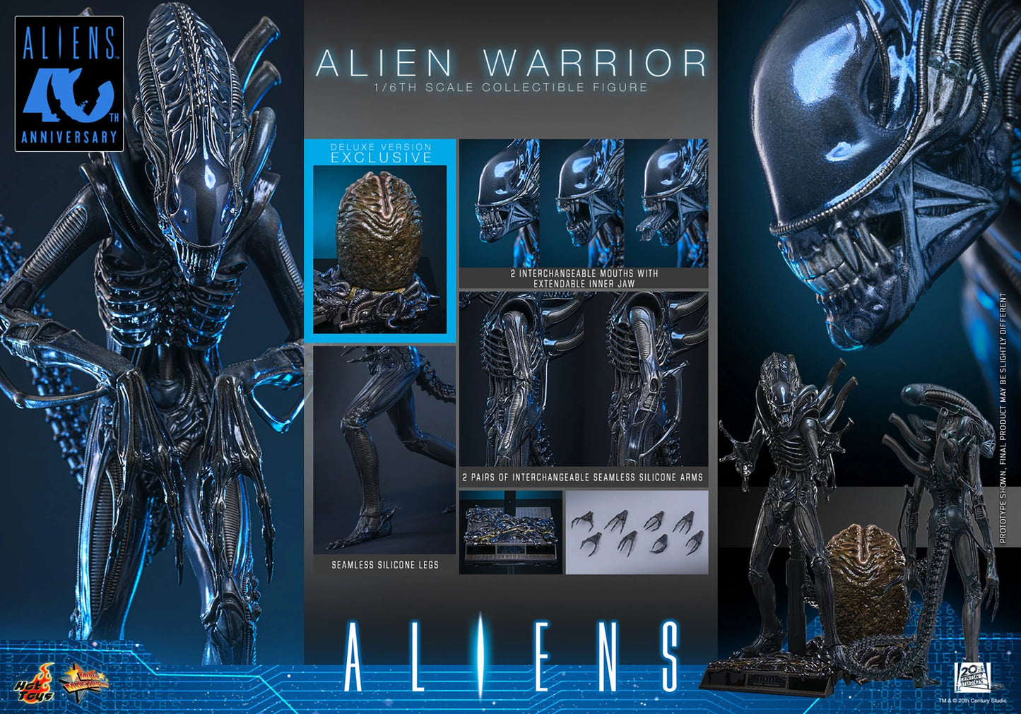 PRE-ORDER Alien Warrior (Deluxe Version) Sixth Scale Figure Hot Toys