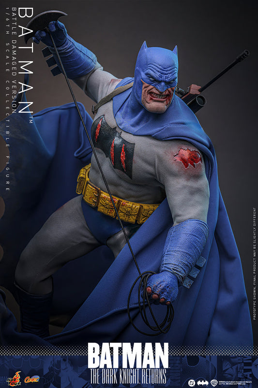 PRE-ORDER Hot Toys Batman: The Dark Knight Returns Batman Battle Damaged Version Sixth Scale Figure