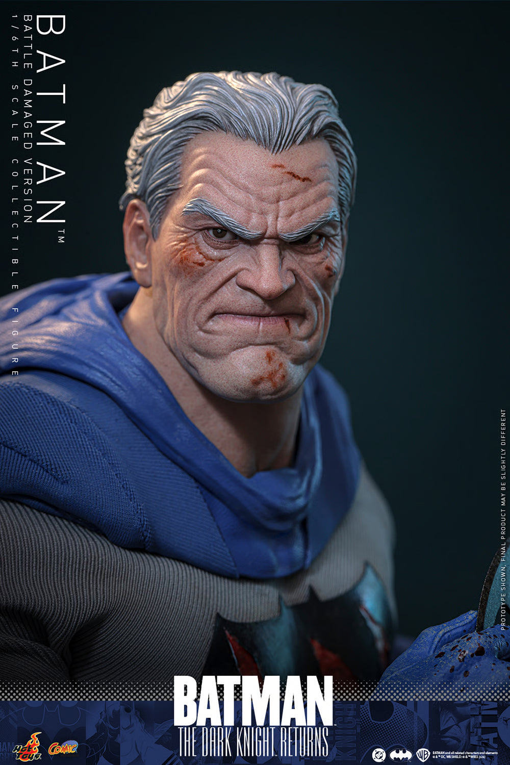 PRE-ORDER Hot Toys Batman: The Dark Knight Returns Batman Battle Damaged Version Sixth Scale Figure