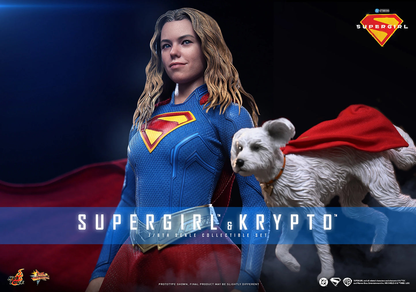 PRE-ORDER Hot Toys DC Comics Supergirl & Krypto Sixth Scale Figure