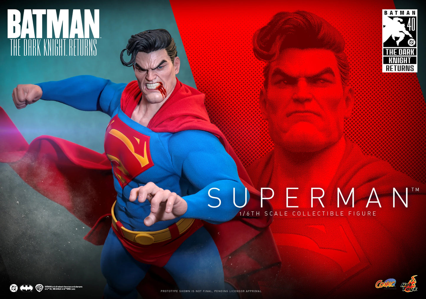 PRE-ORDER Hot Toys Batman: The Dark Knight Returns Superman Sixth Scale Figure