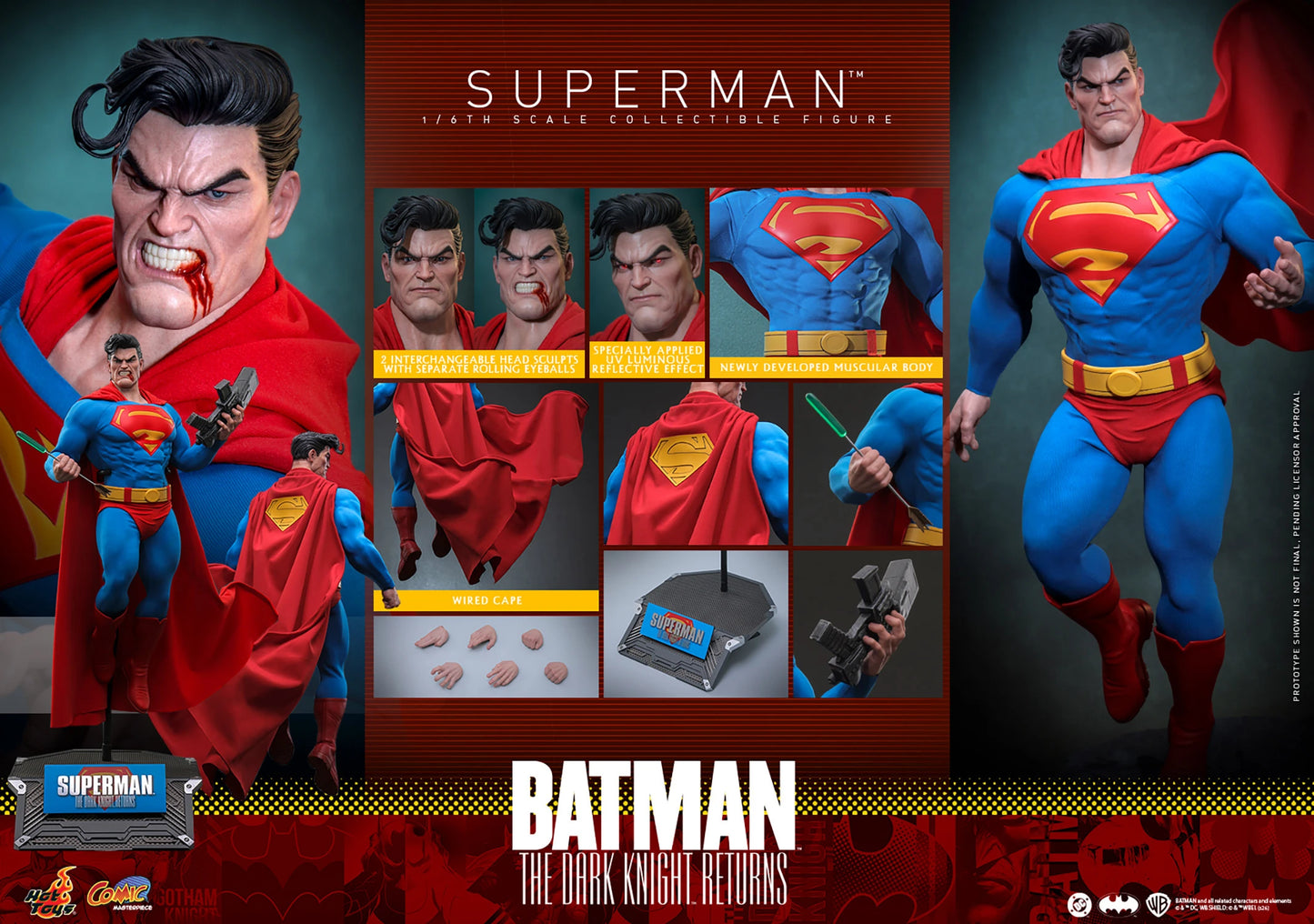 PRE-ORDER Hot Toys Batman: The Dark Knight Returns Superman Sixth Scale Figure