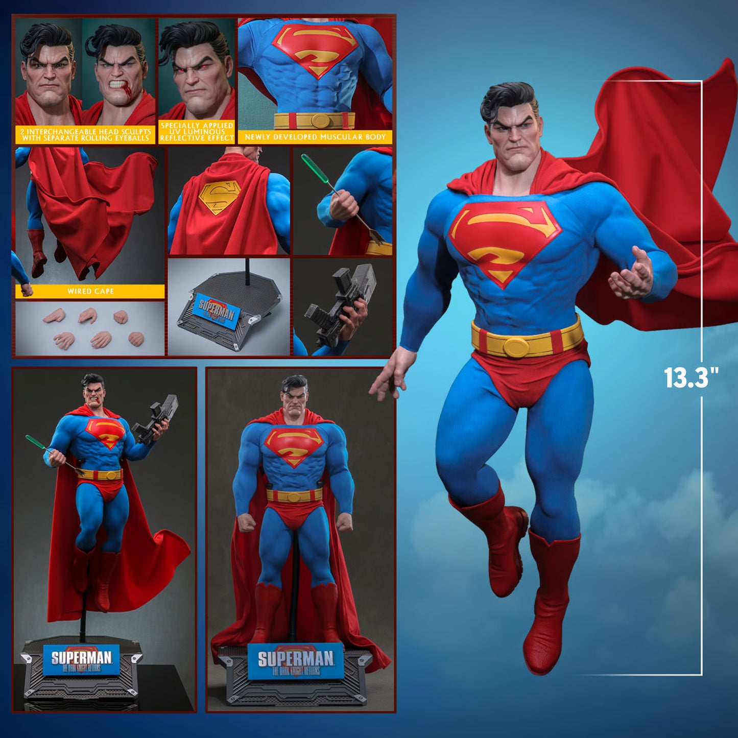 PRE-ORDER Hot Toys Batman: The Dark Knight Returns Superman Sixth Scale Figure
