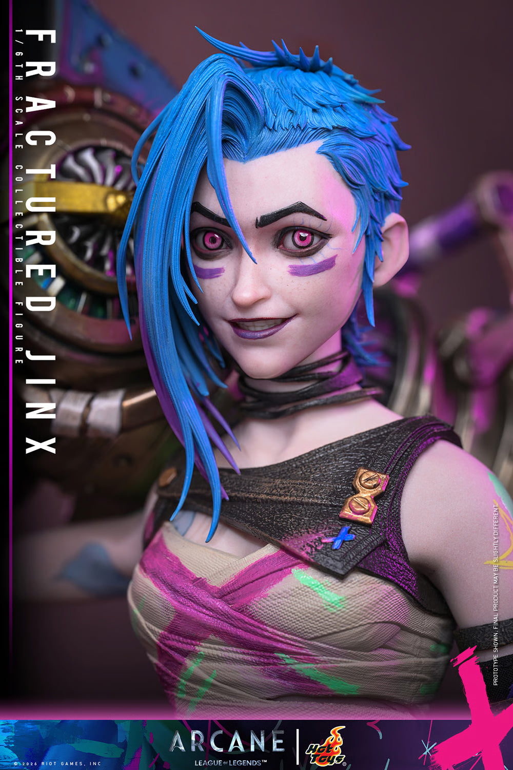 PRE-ORDER League of Legends Fractured Jinx Sixth Scale Figure Hot Toys
