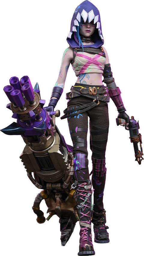 PRE-ORDER League of Legends Fractured Jinx Sixth Scale Figure Hot Toys