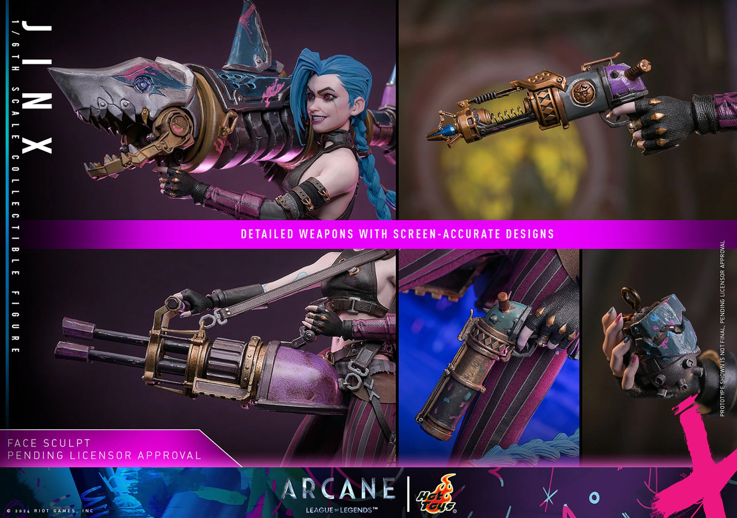 PRE-ORDER Hot Toys Arcane Jinx Sixth Scale Figure