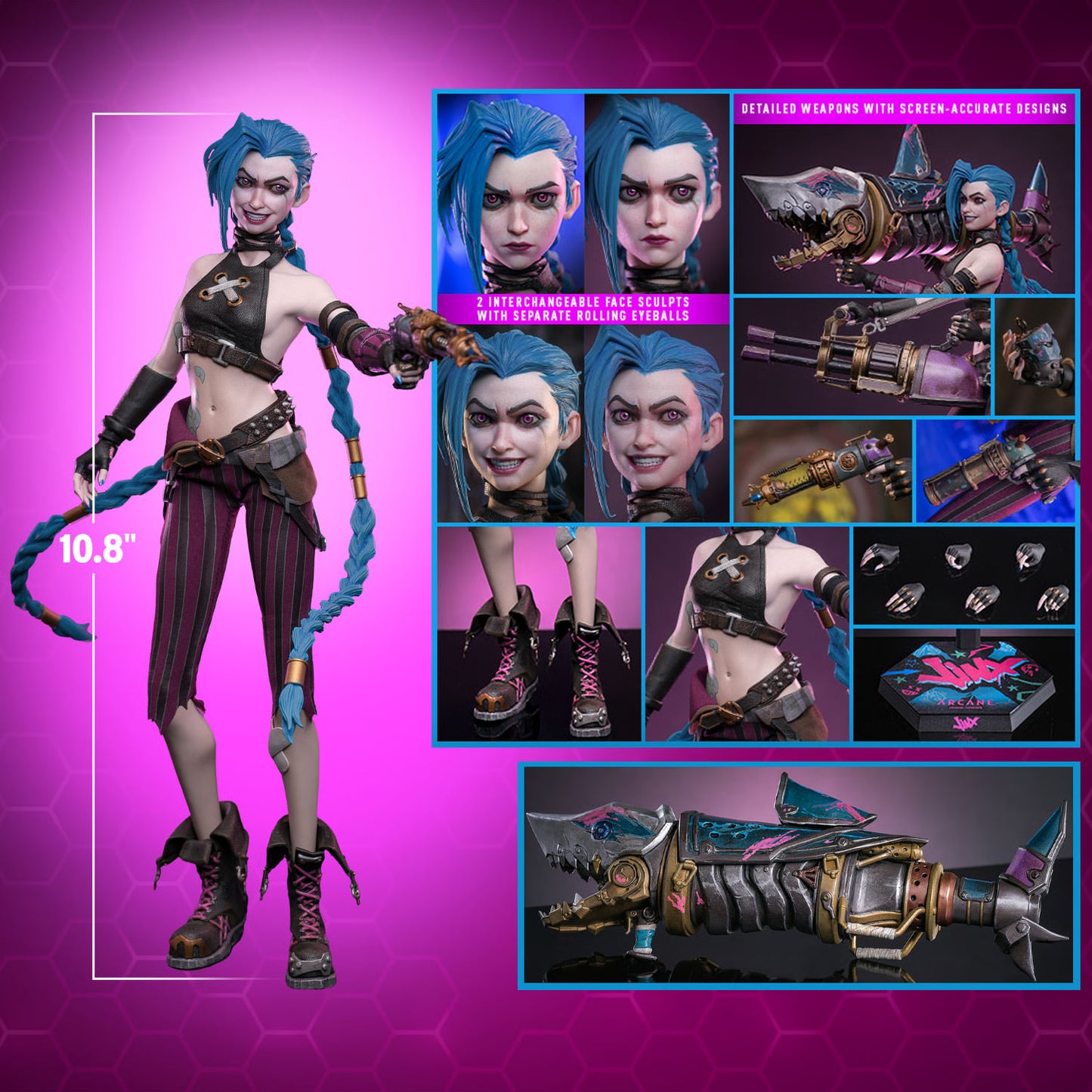 PRE-ORDER Hot Toys Arcane Jinx Sixth Scale Figure