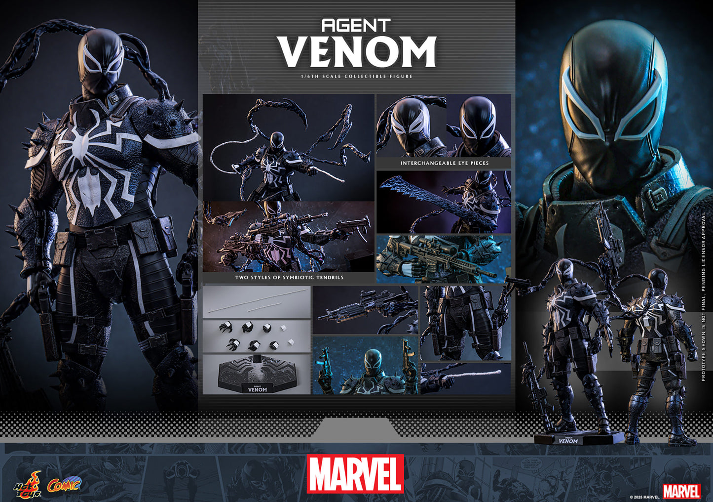 PRE-ORDER Agent Venom Sixth Scale Figure