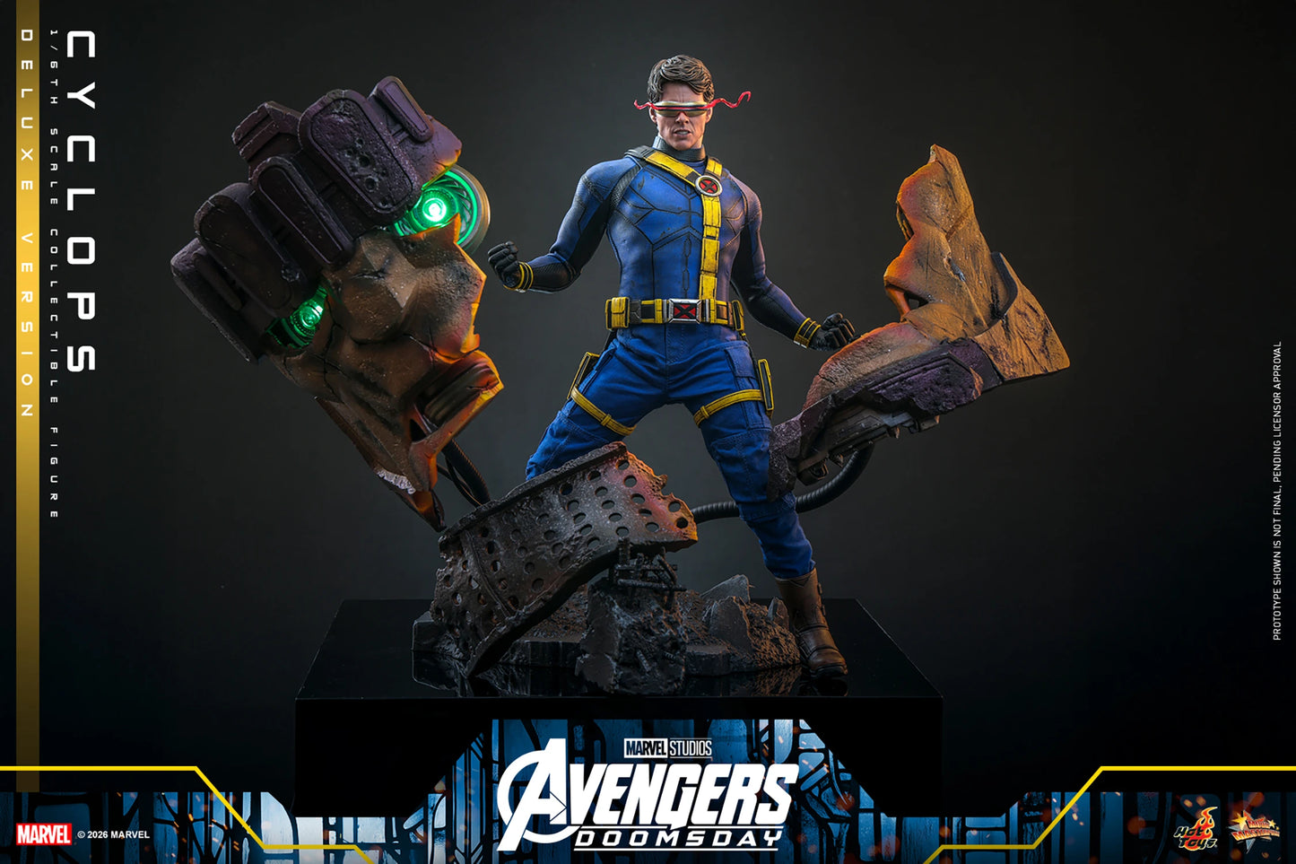 PRE-ORDER Hot Toys Marvel Avengers Doomsday Cyclops Deluxe Edition 1/6 Scale Figure
