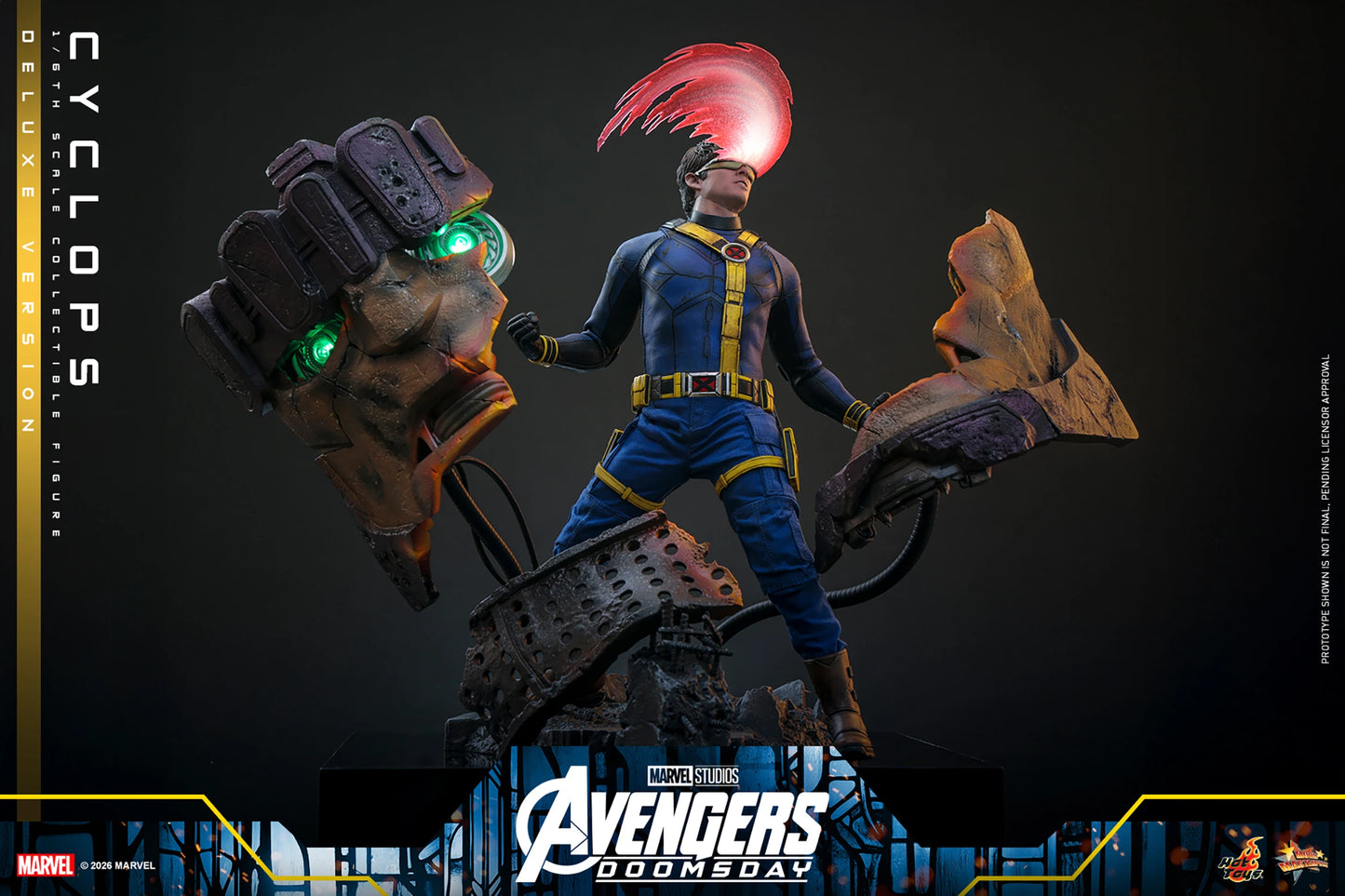 PRE-ORDER Hot Toys Marvel Avengers Doomsday Cyclops Deluxe Edition 1/6 Scale Figure