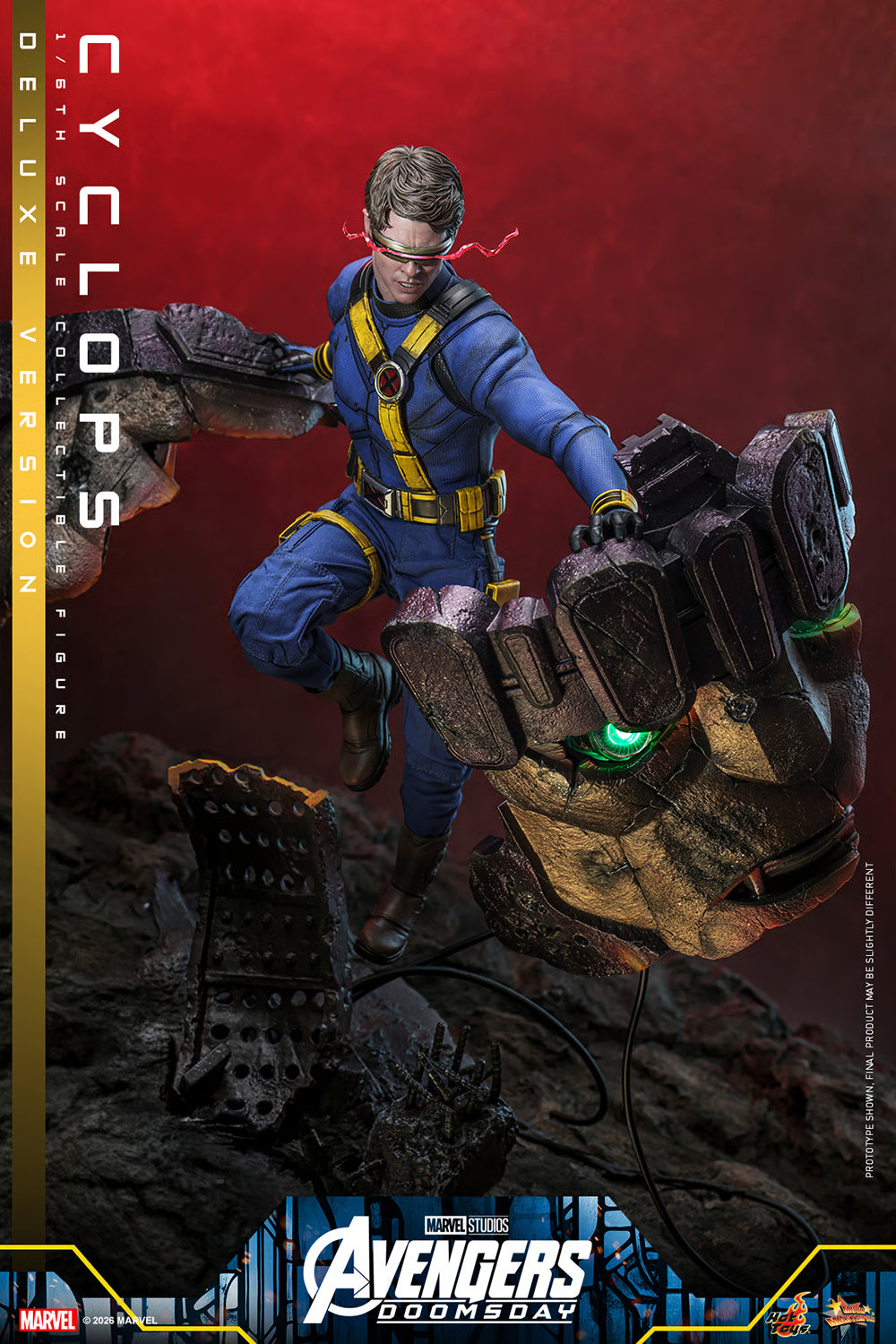 PRE-ORDER Hot Toys Marvel Avengers Doomsday Cyclops Deluxe Edition 1/6 Scale Figure