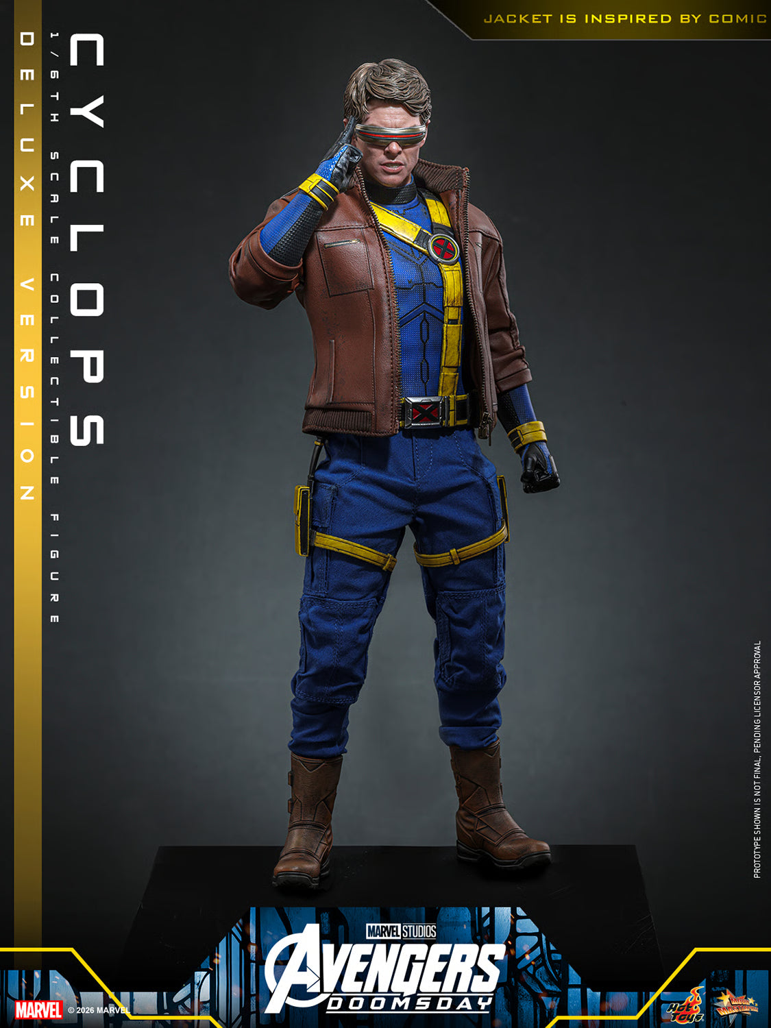 PRE-ORDER Hot Toys Marvel Avengers Doomsday Cyclops Deluxe Edition 1/6 Scale Figure