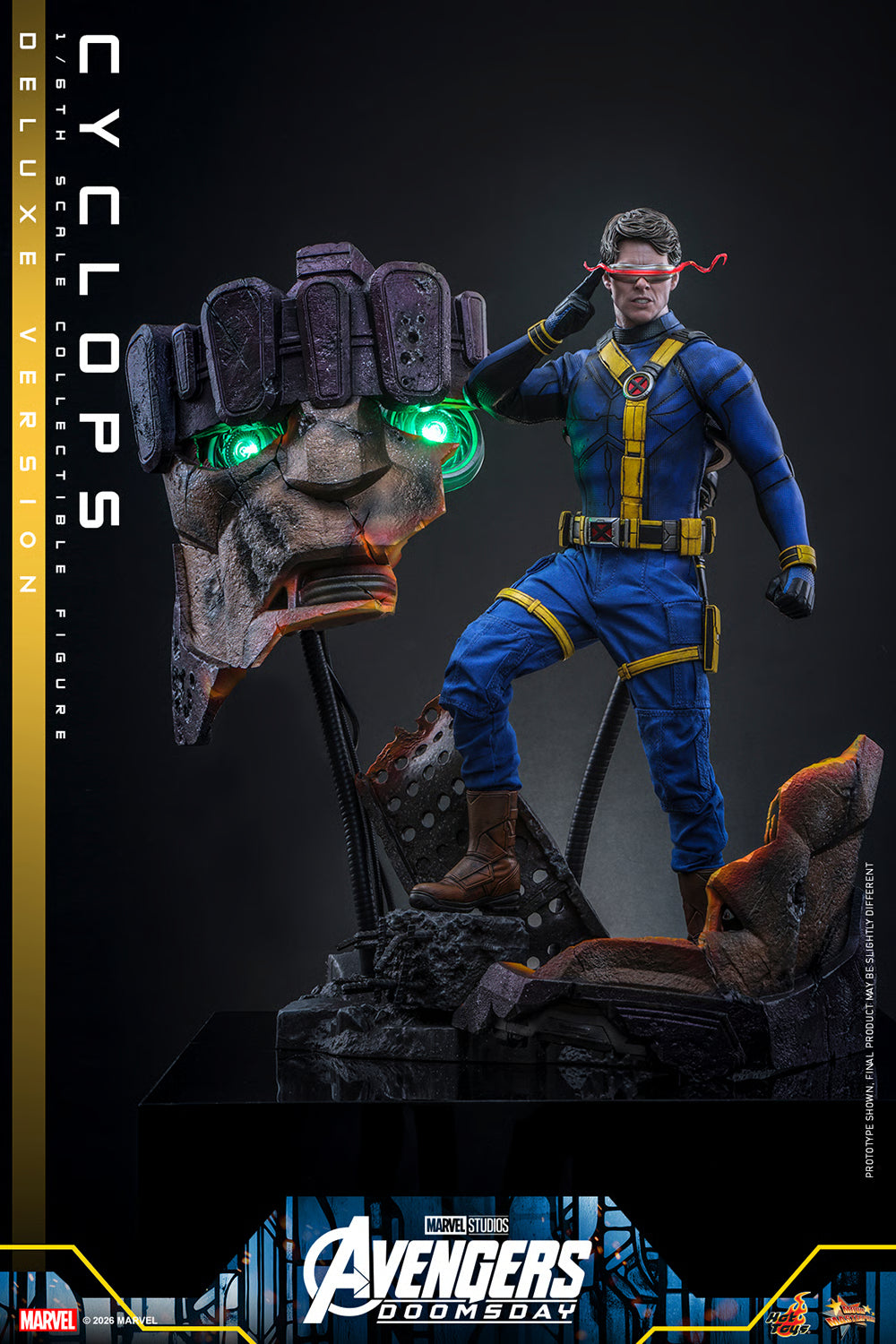 PRE-ORDER Hot Toys Marvel Avengers Doomsday Cyclops Deluxe Edition 1/6 Scale Figure